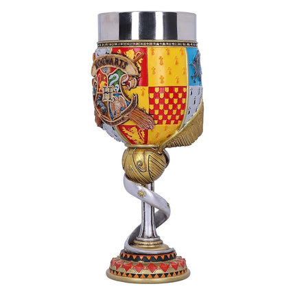 Nemesis Now Harry Potter Golden Snitch Quidditch Collectible Goblet, Resin, Yellow, 19.5cm