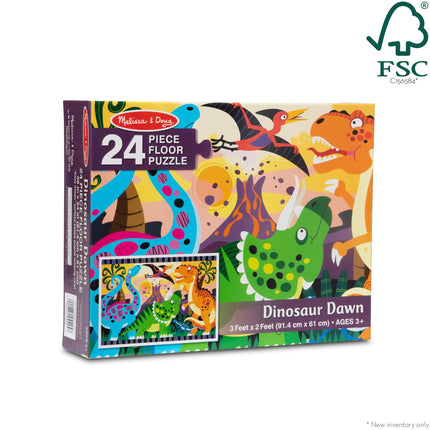 Melissa & Doug Dinosaur Dawn Floor Puzzle (2'x3')