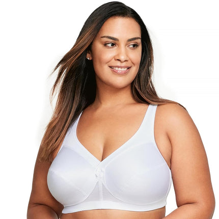 Glamorise MagicLift Active Support Wirefree Bra 1005 (Women's & Women's Plus) White