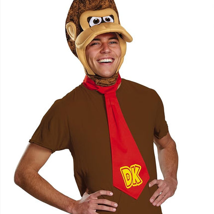 Disguise 98838AD Super Mario Bros. Adult Costume, Cartoon, Brown, One Size