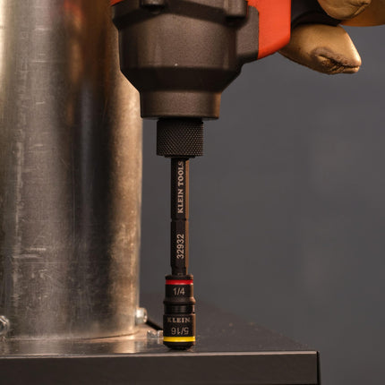 Klein Tools 32516HD KNECT 16-in-1 Impact-Rated Hybrid Screwdriver/Nut Driver, Magnetic, Flip Socket, 11 Bits, 2 Nut Drivers, 3/8-Inch Square Adapter