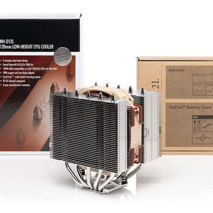 Noctua NH-D12L, Quiet High-Performance Dual-Tower CPU Cooler