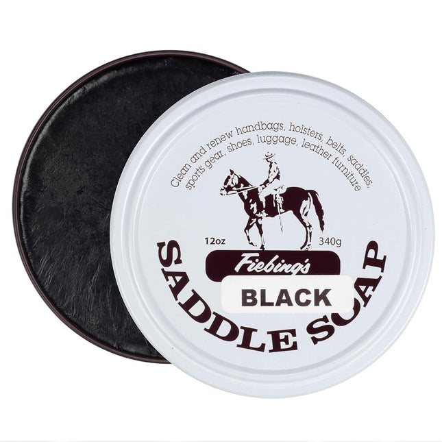 (Black, 350ml) - Fiebing's Saddle Soap