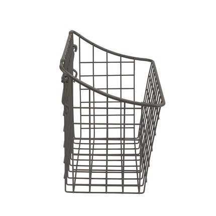 Spectrum Diversified Mount Basket, Steel, Industrial Gray, 10" L x 7" W