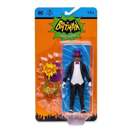 McFarlane Toys, DC Multiverse, 5-inch DC Retro Penguin Action Figure With Action Word Bubbles, Collectible DC Retro 1960's TV Figure â€“ Ages 12+