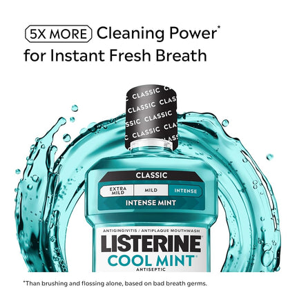 Listerine Antiseptic Mouthwash, Cool Mint, 1.5 L
