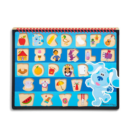 Melissa & Doug Blue's Clues & You! Wooden Chunky Puzzle - Alphabet