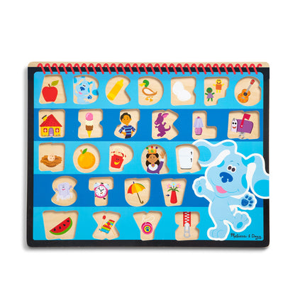 Melissa & Doug Blue's Clues & You! Wooden Chunky Puzzle - Alphabet