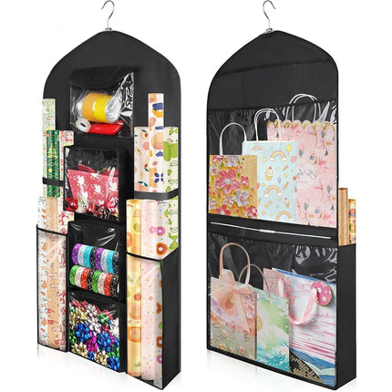 Hanging Wrapping Paper Organizer Storage, Over Doo