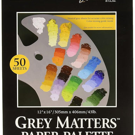Jack Richeson Grey Matters Paper Palette, 12 by 16