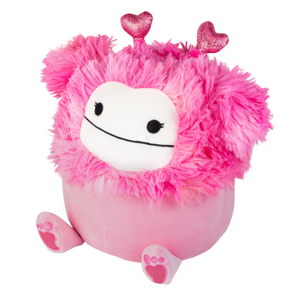 Squishmallow Original de 10 pulgadas, Caparinne la Bigfoot Rosa de San Valentín - Peluche oficial de Jazwares - Suave y Achuchable Juguete de Peluche Coleccionable - Edición Limitada 2026 - Regalo para Niños, Niñas y Pequeños