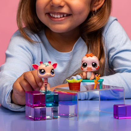 Littlest Pet Shop Series 2 Pet Pairs 2 Pack (ONE SUPPLIED AT RANDOM) | Each Contains 2 LPS Mini Pet Toys 3 Accessories 1 Collector Card And 1 Virtual Code | Collectable Toys For Girls And Boys