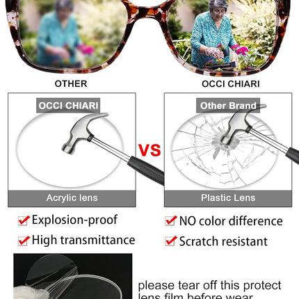OCCI CHIARI +1.50 Reading Glasses Women Durable Reader 150(+1.0 +1.5 +2.0 +2.5 +3.0)