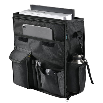 FLORICH Car Front Seat Organizer, Car Laptop Holder Backseat Organizer for Work, Automatic Document Holder Multi-Pocket Storage Organizer, Car Seat Back Storage Bag with Cup Holder