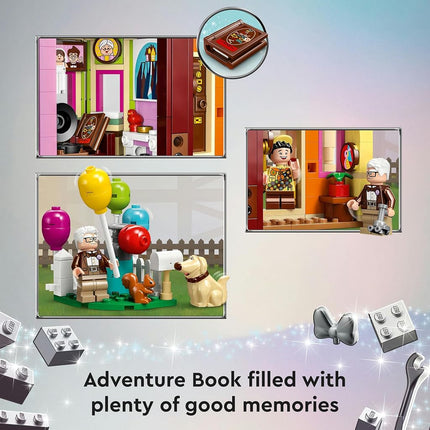 LEGO | Disney and Pixar ‘Up’ House Building Toy for 9+ Year Old Girls and Boys, Set with Balloons, Plus Carl, Russell and Dug Disney Figures, Collectible Kids' Building Toys 43217