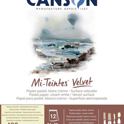 CANSON Mi-Teintes Velvet 430gsm 24 x 32cm Paper 12