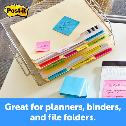 Post-it Pestañas, 5 cm, Sólido, Blanco, 25 Pestañas/Dispensador Portátil, 2 Dispensadores/Paquete (686F-50WH) (Paquete de 2)