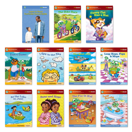 LeapFrog LeapReader Mega Pack de 10 libros para aprender a leer