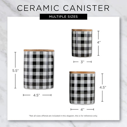 DII Kitchen Accessories Retro Collection Ceramics, Canister Set, Jadeite, 3 Piece