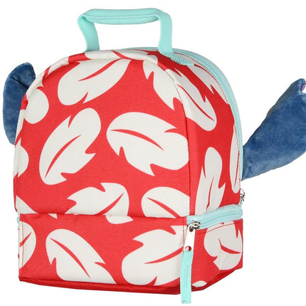 Sac à déjeuner isotherme Disney Lilo et Stitch avec oreilles en velours 3D "Peek-A-Boo" et double compartiment Ohana