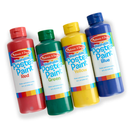 Melissa & Doug Set de pintura para póster de 4 unidades, artículos de arte y manualidades