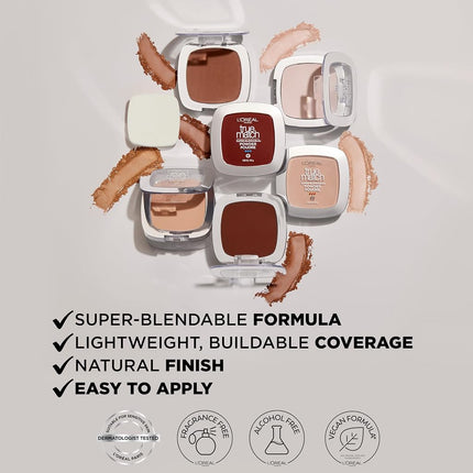 L'Oreal Paris True Match Powder, Nude Beige, 0.33 Ounces by L'Oreal Paris