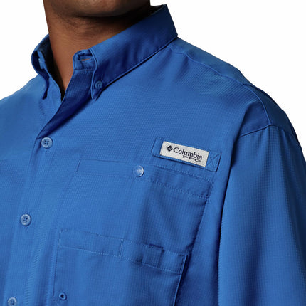 Columbia Men's Big and Tall Tamiami II SS Shirt, Vivid Blue, 3X