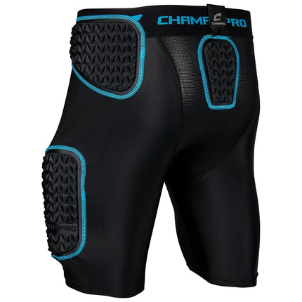 Champro Bull Rush Adult 5 Pad Sheath Black Size 4XL