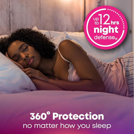U by Kotex Balance Ultra Thin Overnight Pads with Wings, Extra Heavy Absorbency, 30 Count (Packaging May Vary)