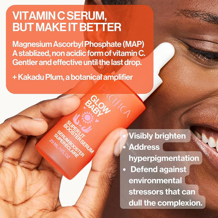 Pacifica Glow Baby Booster Serum For Unisex 1 oz Serum