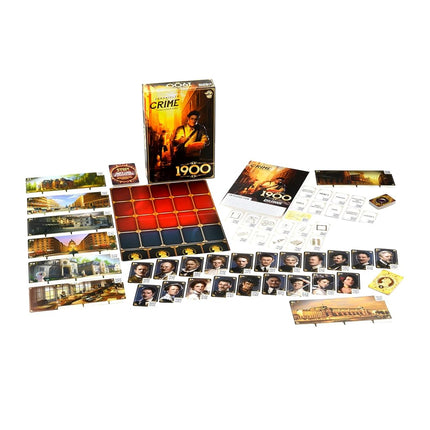 Lucky Duck Games Chronicles of Crime The Millennium Series - 1900 Board Game | Cooperative Murder Mystery Game for Kids and Adults | Ages 12+ | 1-4 Players | Avg. Playtime 60-90 Mins