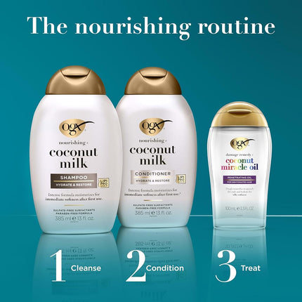 Ogx Extra Strength Damage Remedy + Hydrating and Repairing Coconut Miracle Oil Penetrating Oil For Dry & Damaged Hair 100mL