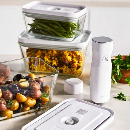 NONAME 1007719 Lot de 3 boîtes de conservation sous vide Zwilling Fresh & Save,White,19 x 5 cm