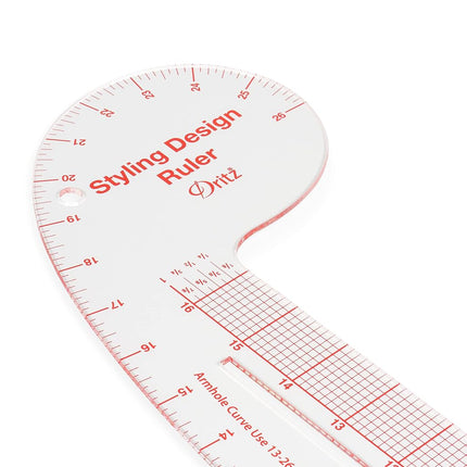Dritz Styling Design Ruler, Multicolor, 1 Pack