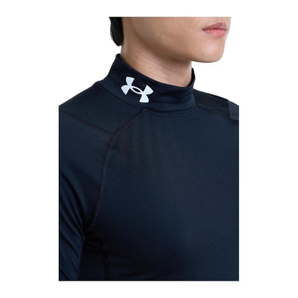 Under Armour Mens HeatGear Compression Mock T-Shirt Black XXL