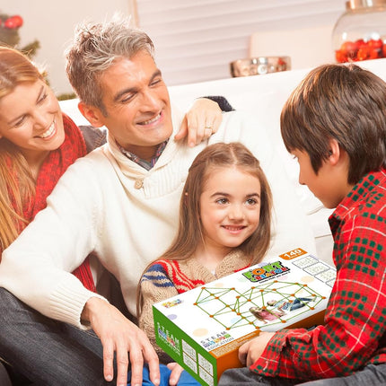 Fort Building Kit for Kids, Stem Construction Toys, Educational Toy for 3+ Years Old Boys and Girls, Indoor & Outdoors Activity,140 Pcs