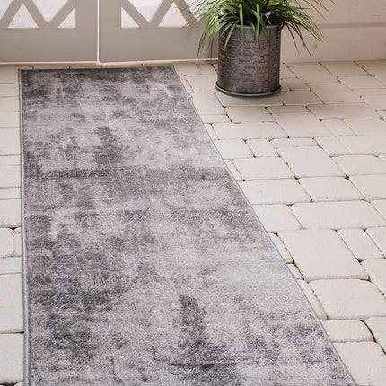 Unique Loom Sofia Collection Traditional Vintage Dark Gray Runner Rug (2' x 10')