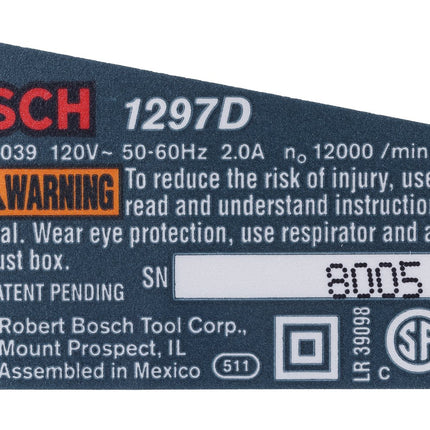 Bosch Parts 2610919909 Nameplate