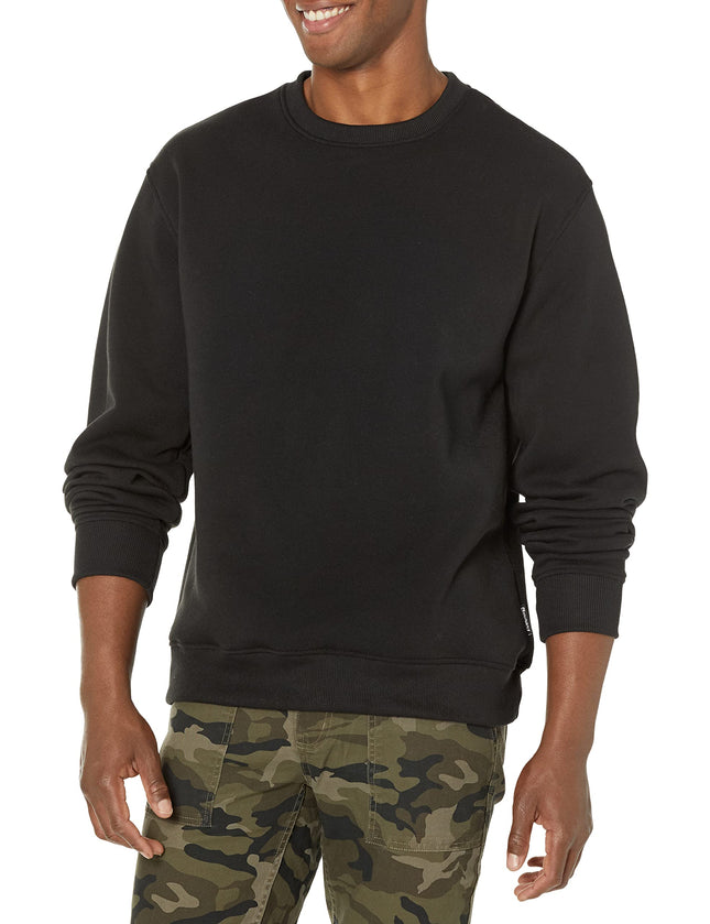 Southpole Men's Basic Fleece Crewneck Sweatshirt, 