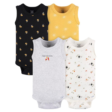 Gerber Baby Boys Multi-Pack Sleeveless Onesies Bod