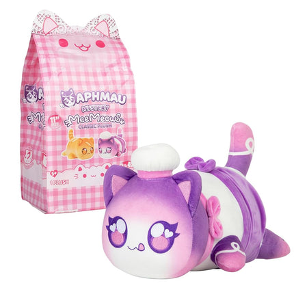 Aphmau Bakery MeeMeows Mystery Plush 11" – Baguette, Muffin, Pie & Baker Cat Collectibles - 4 to collect, One Supplied, Styles May Vary