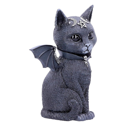 Nemesis Now Large Malpuss Winged Occult Cat Figurine, Black, 24cm