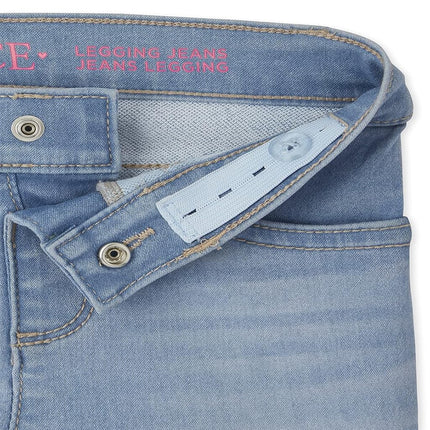 The Children's Place Girls' Denim Jeggings, Lt 90s Blu WSH, 5