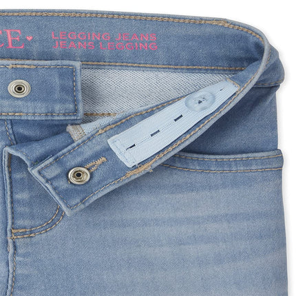 The Children's Place Girls' Denim Jeggings, Lt 90s Blu WSH, 8
