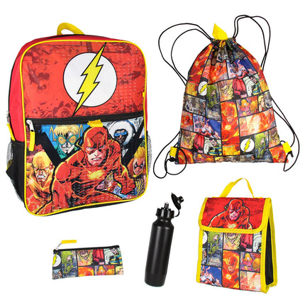 Bioworld DC Comics The Flash 16" Backpack Cinch Ba