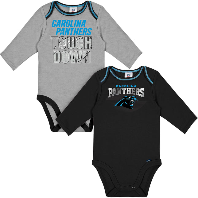 Gerber NFL Baby Boys' 2 Pack Long Sleeve Bodysuit,