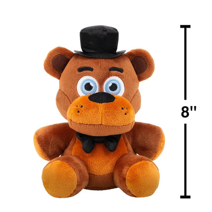 Five Nights At Freddy's Classic Freddy Plush - 8-Inch Stuffie with Soft Material and Glow-In-The-Dark Eyes