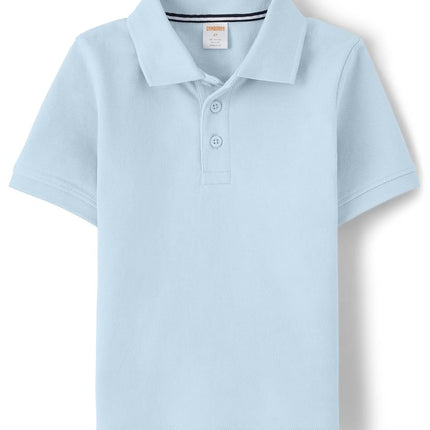 Polo de manga corta Gymboree para niños y bebés, Cloudless, 6