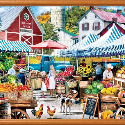 MasterPieces 750 Piece Jigsaw Puzzle for Adults, Family, Or Kids - Old Mill Farm Stand - 18"x24"