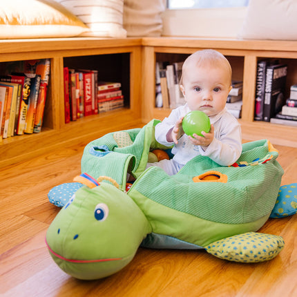 Piscina de bolas tortuga de Melissa & Doug para niños